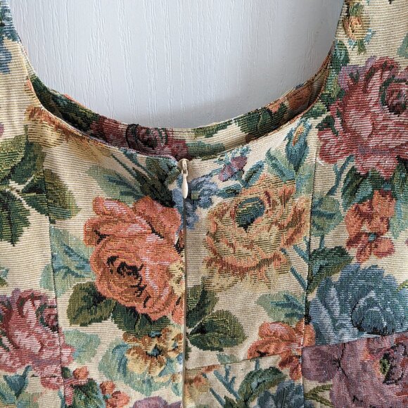 Pretty Little Thing NWT Stone Floral Twill Bodycon Dress Sz 6 - Picture 7 of 7